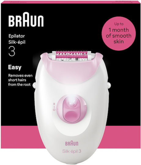 Braun Silk Epil 3 Epilator Hair Removal Machine for Body & Bikini 3-000