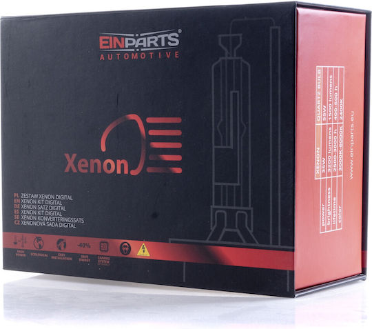 Xenon Kit H1m 4300k Slim Dc 35w Cars Hid Lighting Error Free