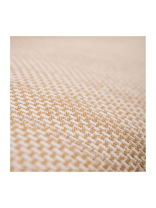 Teoran Rieti Ριχτάρι Πολυθρόνας Chenille 180x150εκ. Μπεζ