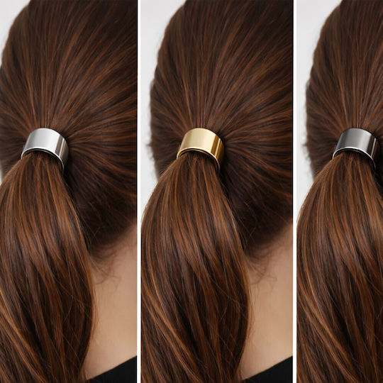 Cuff Haargummi Ponytail Anthrazit