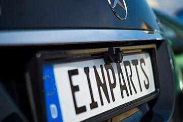 Einparts Reverse Camera License Plate Frame 170° Cable