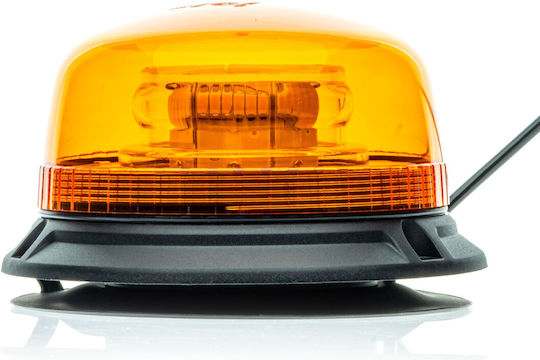 Einparts Автомобилен Маяк LED 12 / 24V Водоустойчив 10cm с Оранжева Светлина