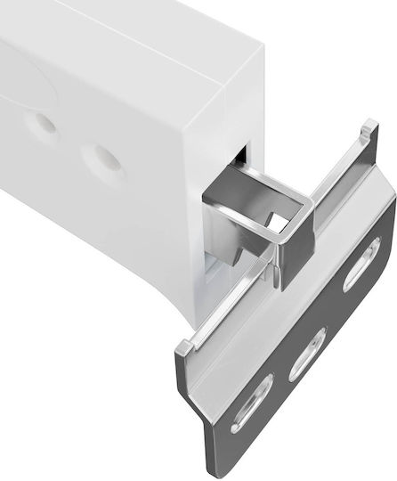 Κρεμαστός Βραχίονας Ντουλαπιού 2 Pcs Λευκό 70 X 48 X 19 Χιλ 864831 Λευκό