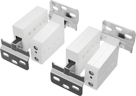 Κρεμαστός Βραχίονας Ντουλαπιού 2 Pcs Λευκό 70 X 48 X 19 Χιλ 864831 Λευκό