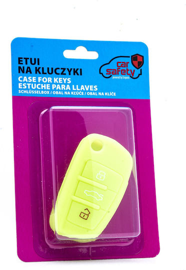 Carsafety Silicone Case Audi A3 A4 A5 A6 Q3 Q5 Q7 Tt Key Neon