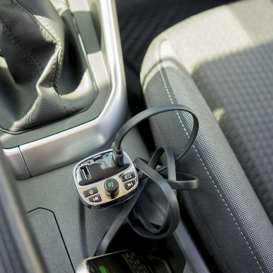 Einparts Auto FM-Transmitter mit Bluetooth / USB