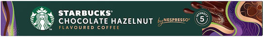 Starbucks Capsule Ciocolată Alune de Pădure Compatibile cu Mașină Nespresso 10buc