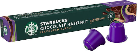 Starbucks Capsule Ciocolată Alune de Pădure Compatibile cu Mașină Nespresso 10buc