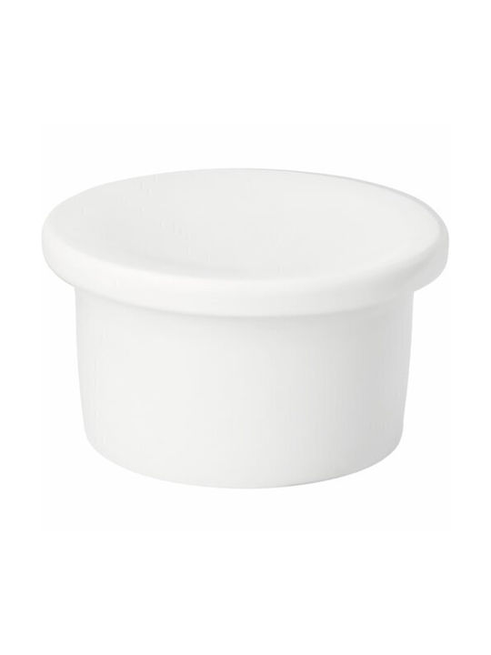 Raeder General Use Vase with Lid Made of Porcelain Transparent 9x9x6.8cm 1 Pieces