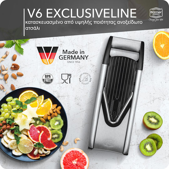 V6 ExclusiveLine Pro Μαντολίνο από Ανοξείδωτο Ατσάλι B60015 8τμχ