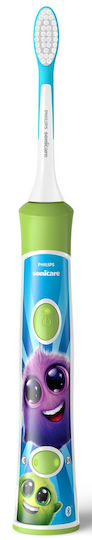 Philips Sonicare Children's Electric Toothbrush with Timer with Replacement Heads & Travel Case