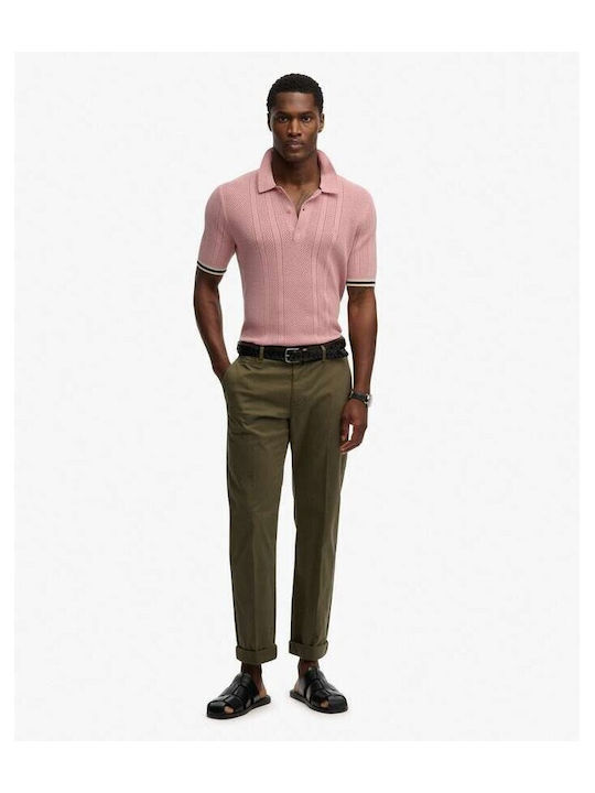 Polo Πουλόβερ Κοντομάνικο Grey-pink
