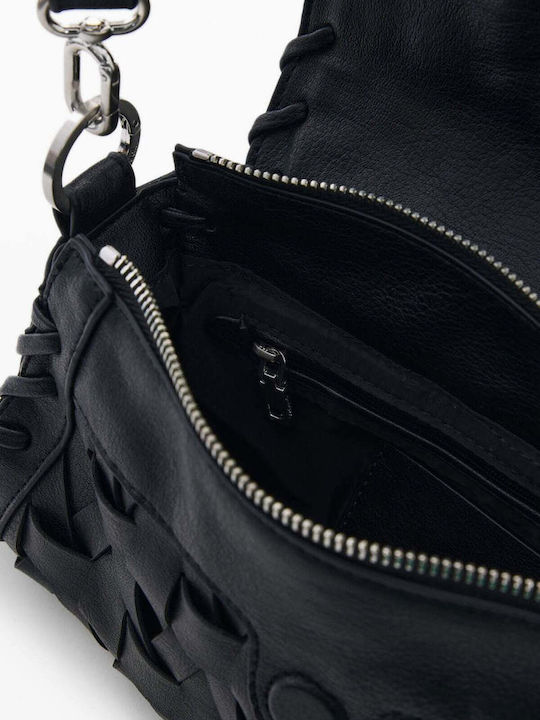 Damentasche Stoff Damen Handtasche Schwarze