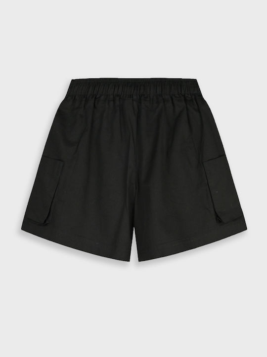 Kids Shorts Bermudas Fabric Black