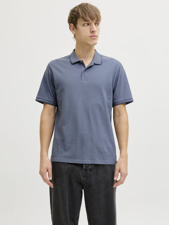 Polo Bluza Tricou Cu Mânecă Scurtă Albastră