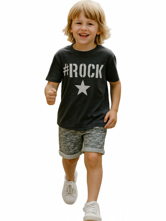 Serafino Kids Set with Shorts Summer 2 Pieces Olive