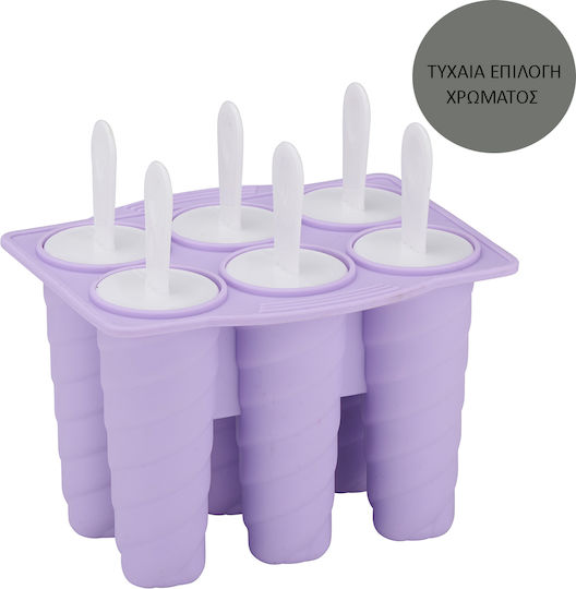 Alpina Bakeware Tin Ice Cream Ice Lolly 6 Sockets