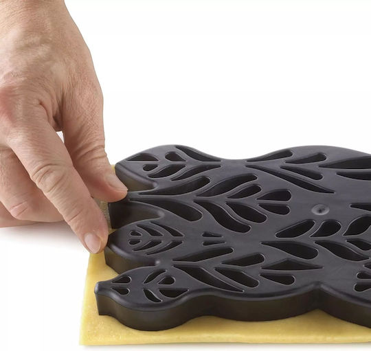 Κουπ Πατ Σιλικόνης Platinum Leaves 240x150x20mm Silikomart Voilà Cookie 53.151.20.0065 00035280