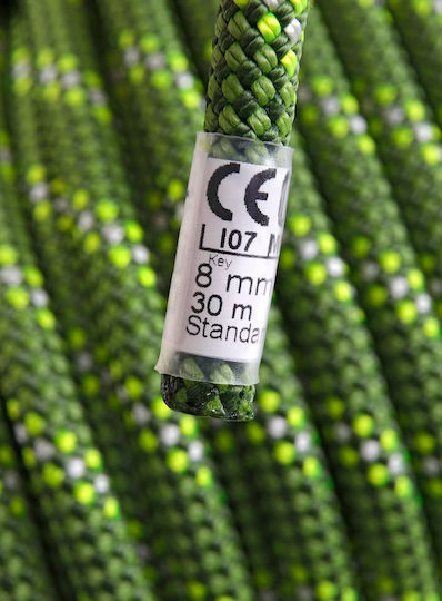 Beal Rando Standard BC08R.30.G Dynamic Climbing Rope with Length 30m Green