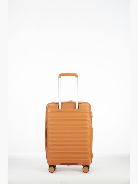 Verage Spinner Cabin Hard Suitcase Orange with 4 Wheels Height 55cm