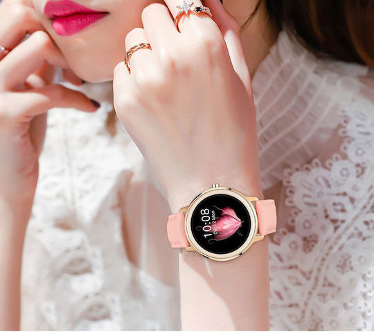 Bemi Ven 42mm Smartwatch with SIM and Heart Rate Monitor Rose Gold