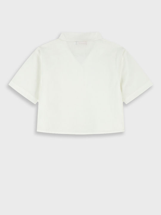 Kids Shirt Short-sleeved Ecru