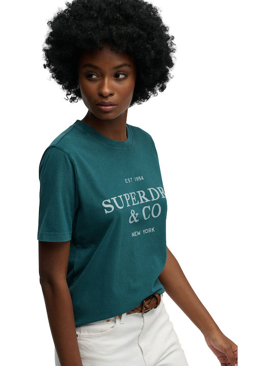 Women's Blouse Dark Pine Green