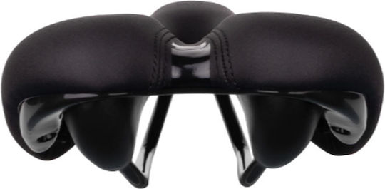 Force Comfort Σέλα Ποδηλάτου Μαύρη με Gel 276 x 155 mm