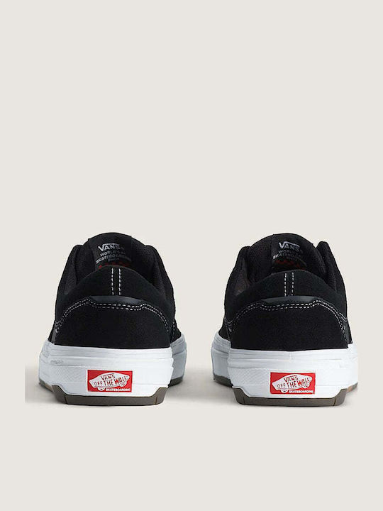 Skate Ära Wafflecup Männliche Sneakers Schwarz / Weiß