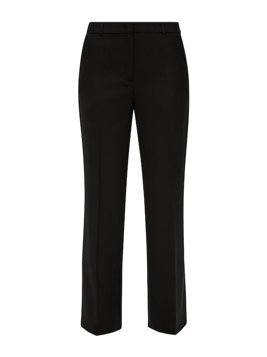 Damen Stoffhose Schwarz