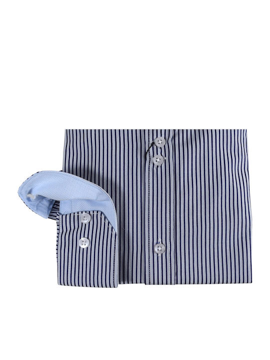 Camasa Barbati Maneca Lunga Regular Fit Albastru