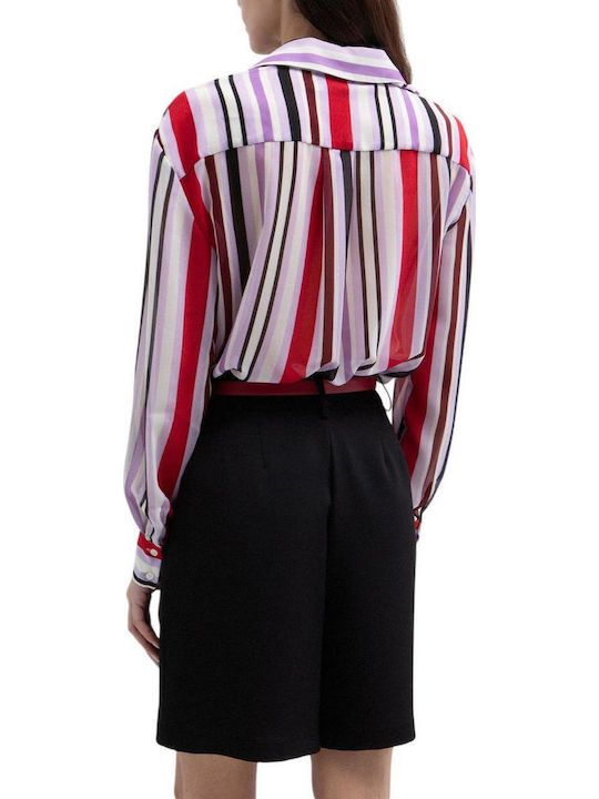 Long Sleeve Women's Striped Shirt