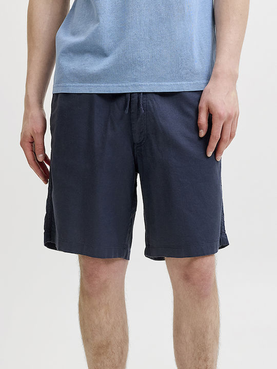 Jack & Jones Αθλητική Ανδρική Βερμούδα Dark Navy