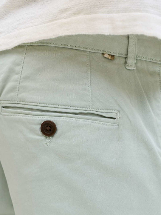 Herren Shorts Chino Aqua Grau