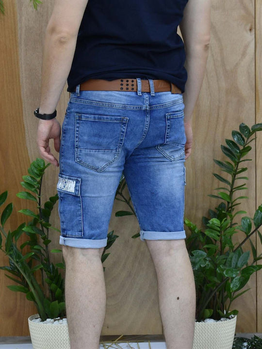 Men's Cargo Denim Shorts