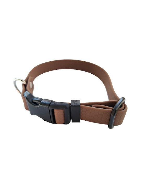 Hundehalsband Hexa Braun Wasserdicht Bailu S 27 37 Breite 2cm