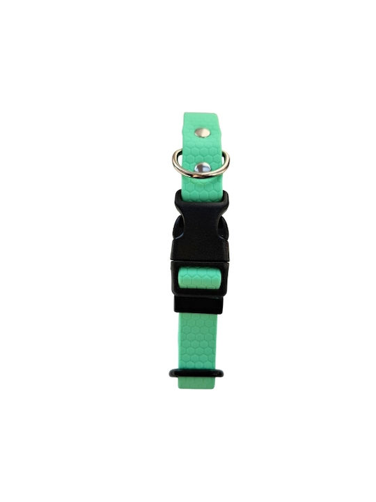 Κολάρο Σκύλου Caribbean Green Hexa Αδιάβροχο Bailu M 30 45 Πλάτος 2cm