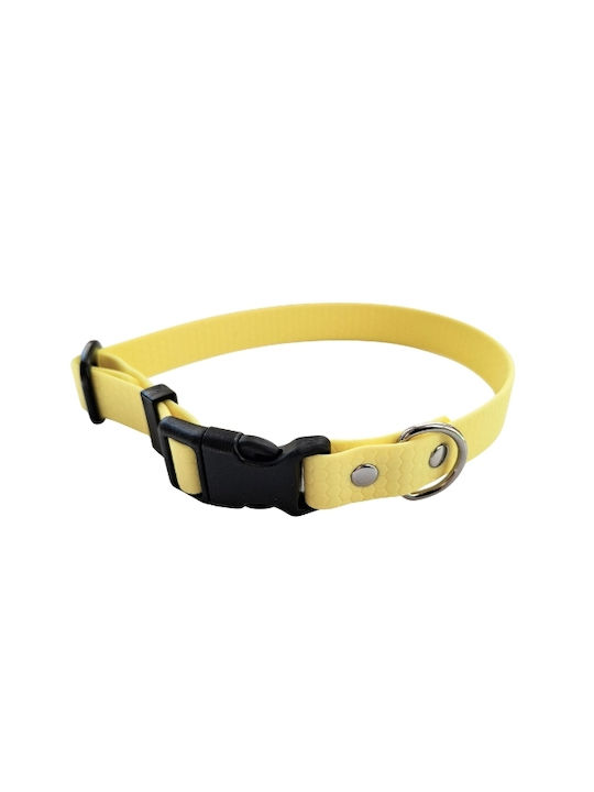 Κολάρο Σκύλου Hexa Pastel Yellow Αδιάβροχο Bailu S 27 37 Πλάτος 2cm