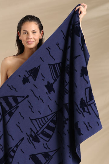 Noidinotte Blue Beach Towel