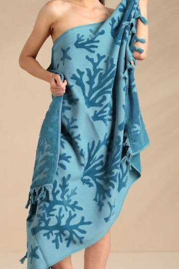 Noidinotte Petrol Blue Beach Towel