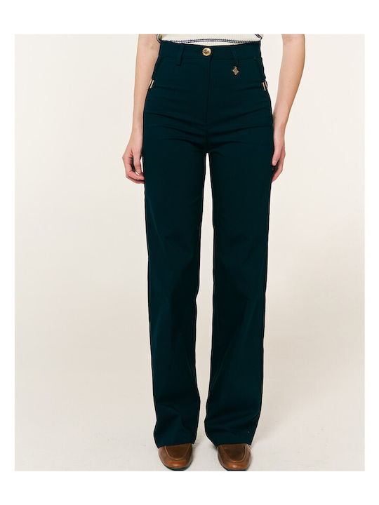 Damen Stoffhose Blau