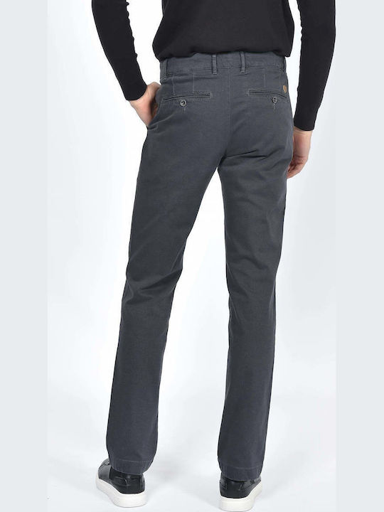 Men's Trousers Chinos Elastic Regular Fit Grey