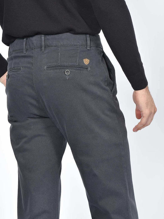 Men's Trousers Chinos Elastic Regular Fit Grey