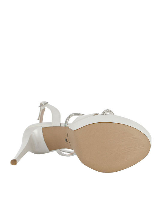 White Leather Sandals