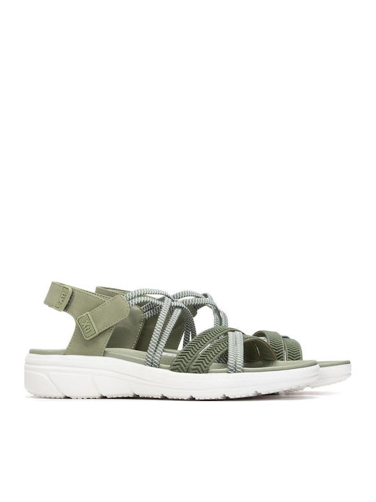 Women's Flat Sandals Sporty Khaki