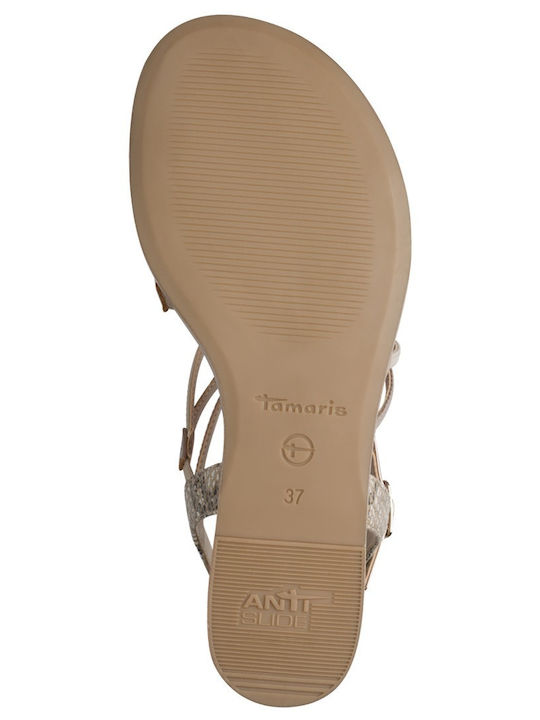 Women's Flat Sandals Rose Gold
