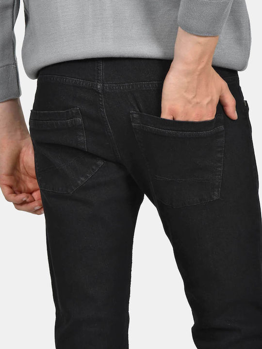 Herren Jeanshosen Elastisches Schwarzes