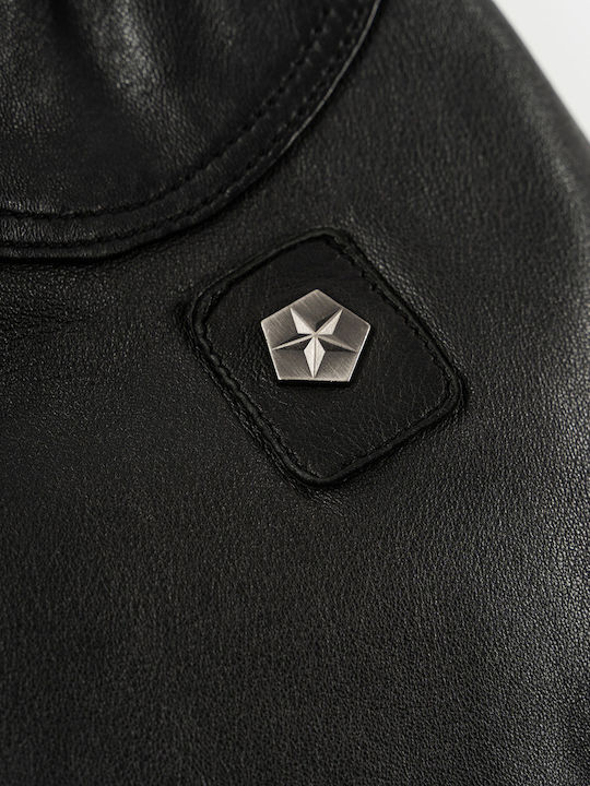Pepino Leather Jacket Black