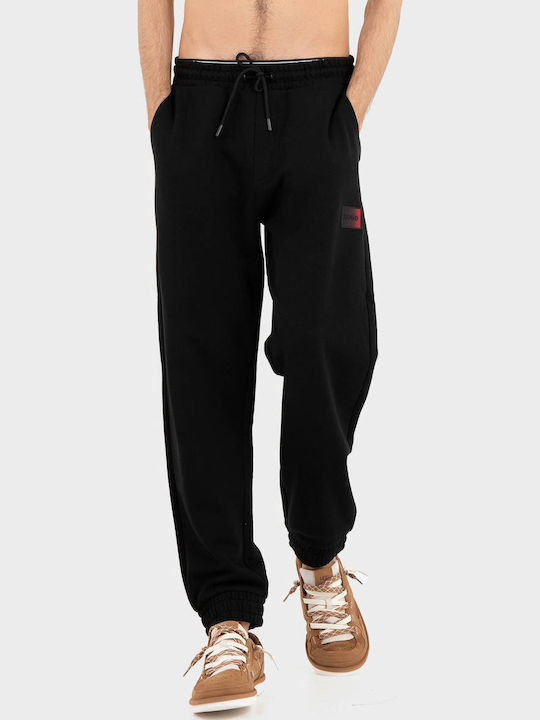 Sweatpants with Elastic Black
