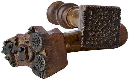 Dekorative Briefmarke Treasure Handgefertigt Holz Pgl0030